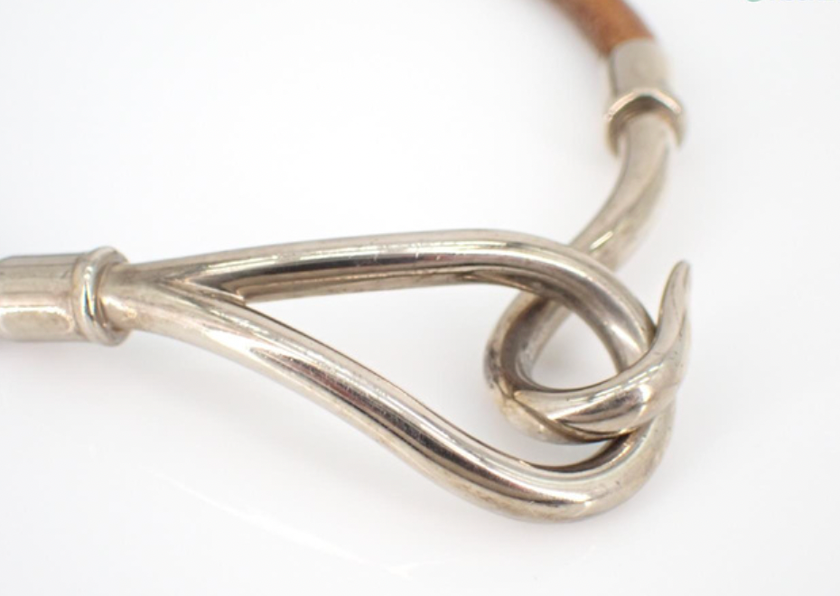 HERMÈS "jumbo" bracelet in brown