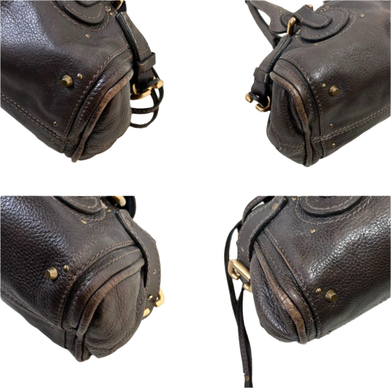 chloé dark brown mini paddington