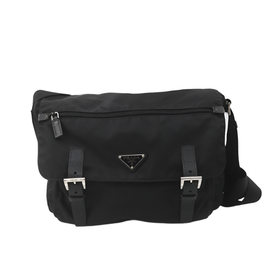 prada unisex messenger bag