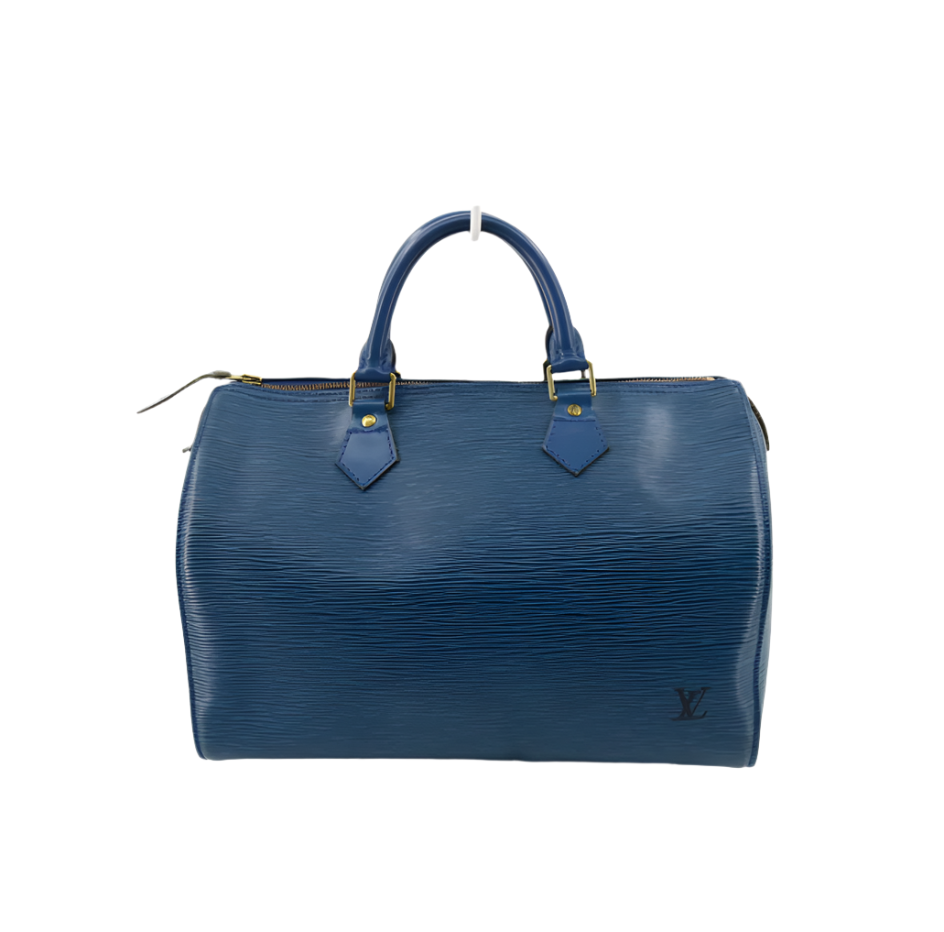 Vintage Louis Vuitton Speedy 30 Toledo Blue