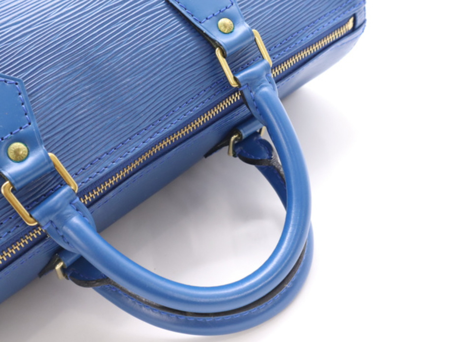 Vintage Louis Vuitton Speedy 30 Toledo Blue