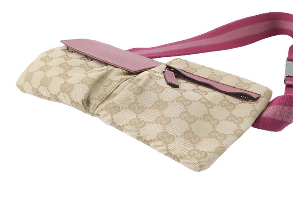 Gucci Pink GG Waist Bag