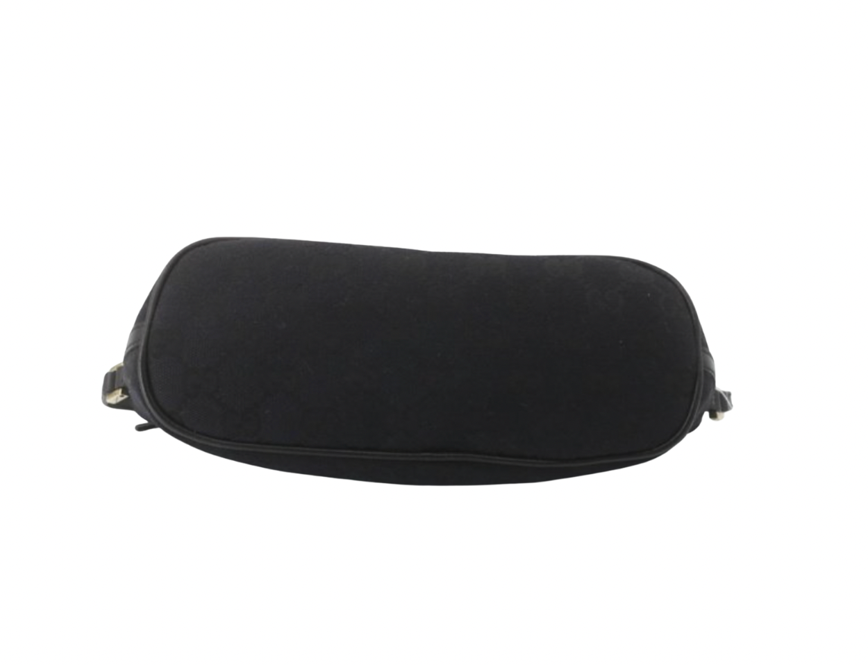 gucci vintage black monogram pochette bag