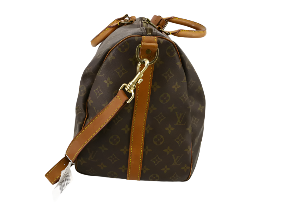 Vintage Louis Vuitton Iconic Travel Duffel Bag Monogram Keepall 50