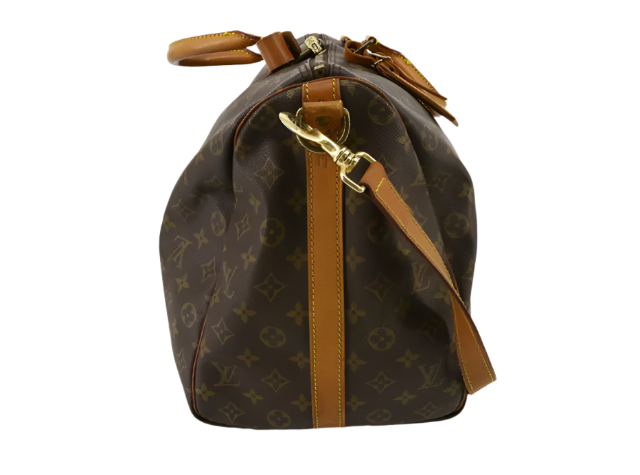 Vintage Louis Vuitton Iconic Travel Duffel Bag Monogram Keepall 50