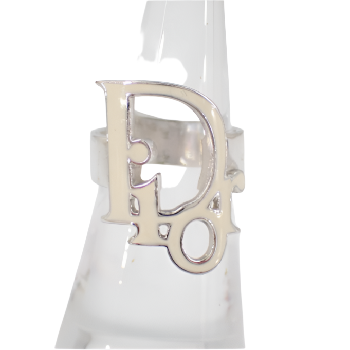 christian dior trotter ivory ring (size US 5)