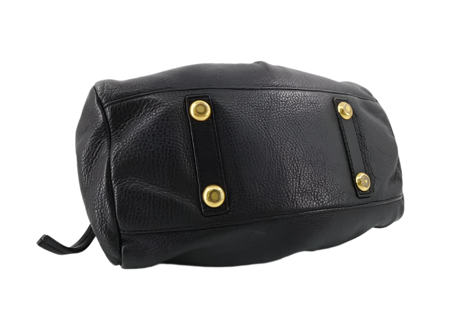 marc by marc jacobs groovee leather bag in black