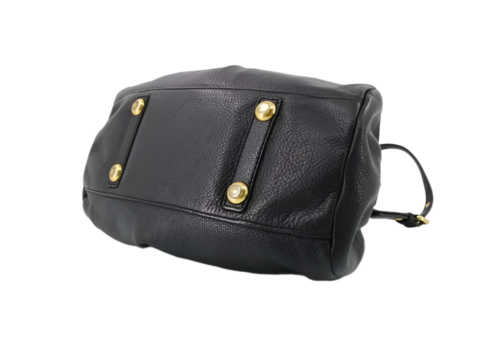 marc by marc jacobs groovee leather bag in black