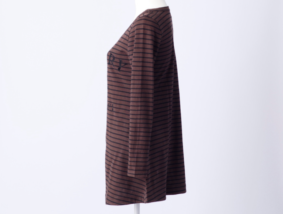 burberry vintage striped tunic in brown