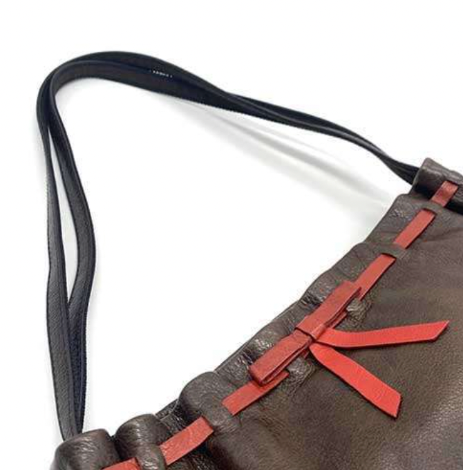 miu miu rare ribbon-detail antique vintage shoulder bag