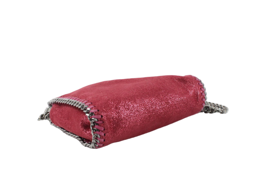 Stella McCartney Pre-Loved Falabella Mini in Glitter Barbie Pink