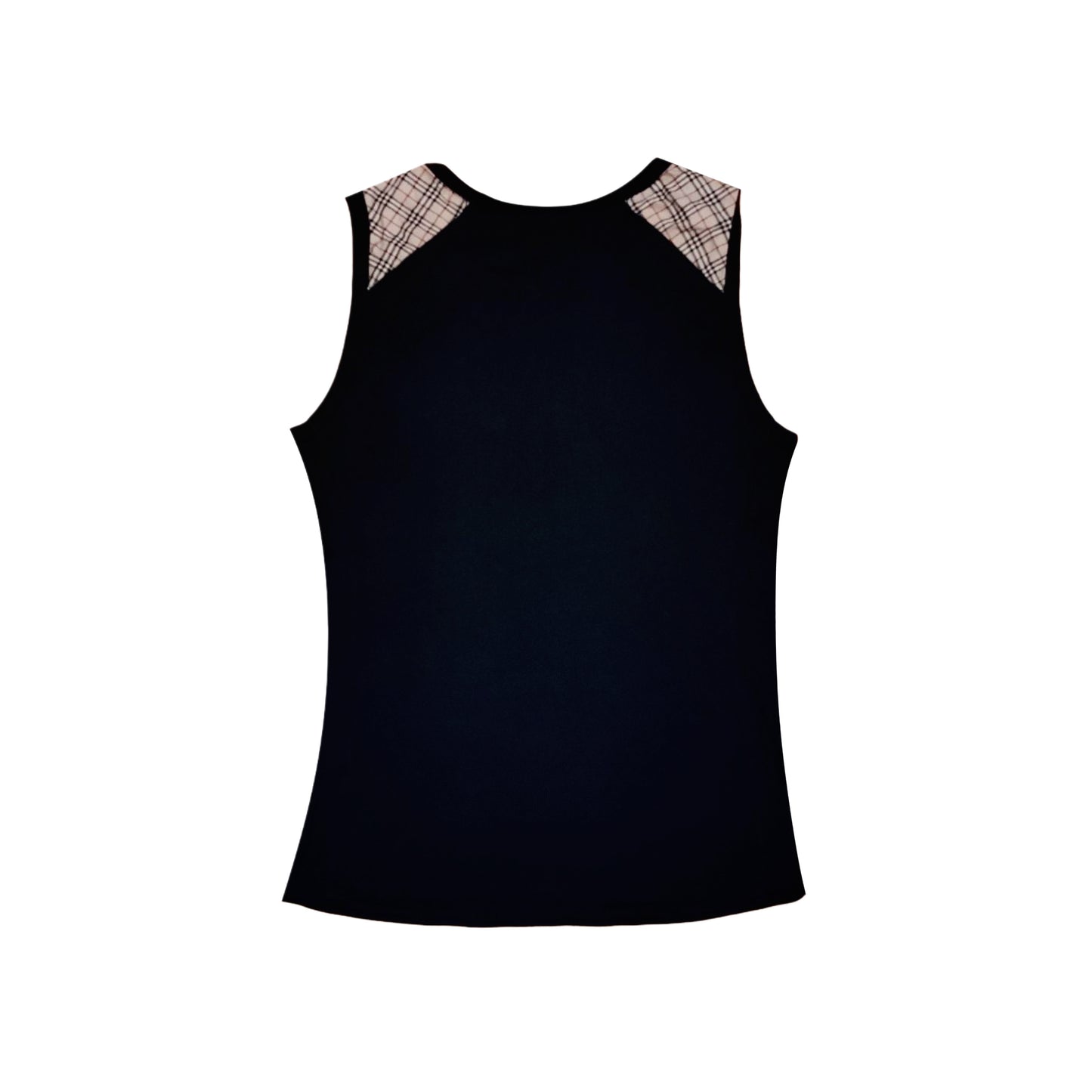 burberry black nova check tank