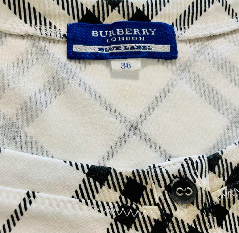 burberry blue label girly top