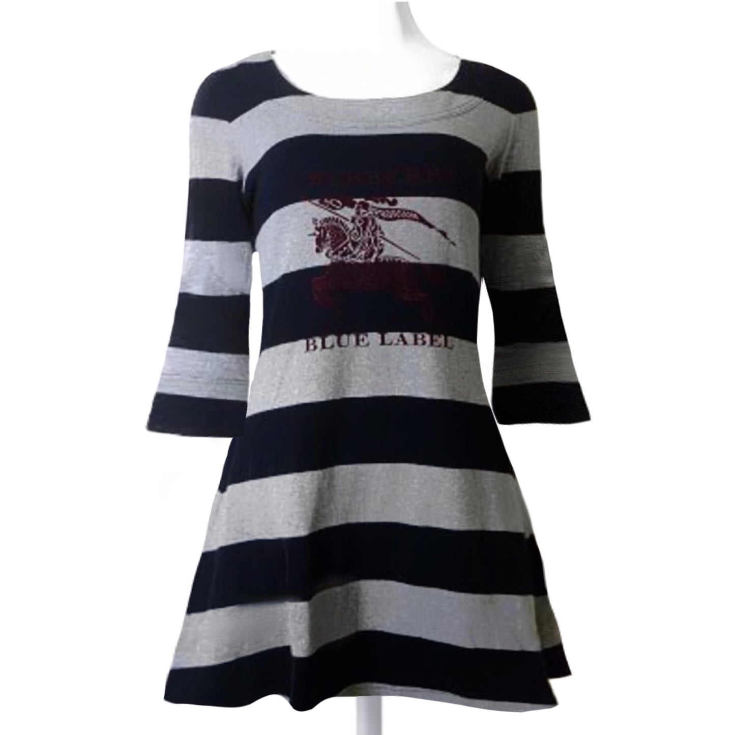 burberry cute girly striped mini dress