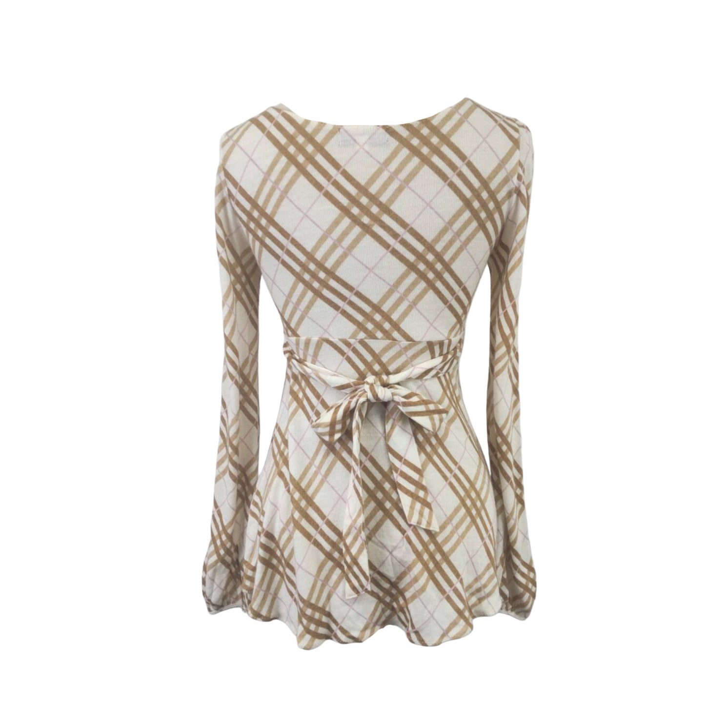 burberry girly early 2000s inspired long sleeve top