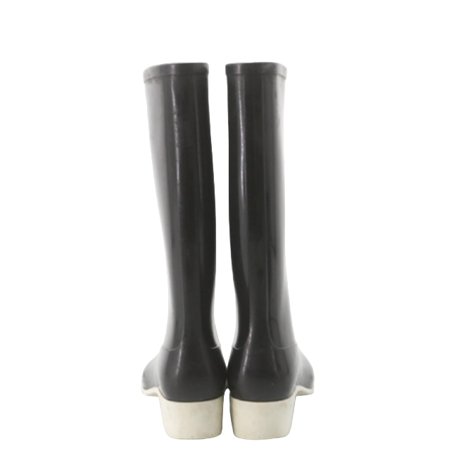 chanel vintage logo rainboots (size 36)