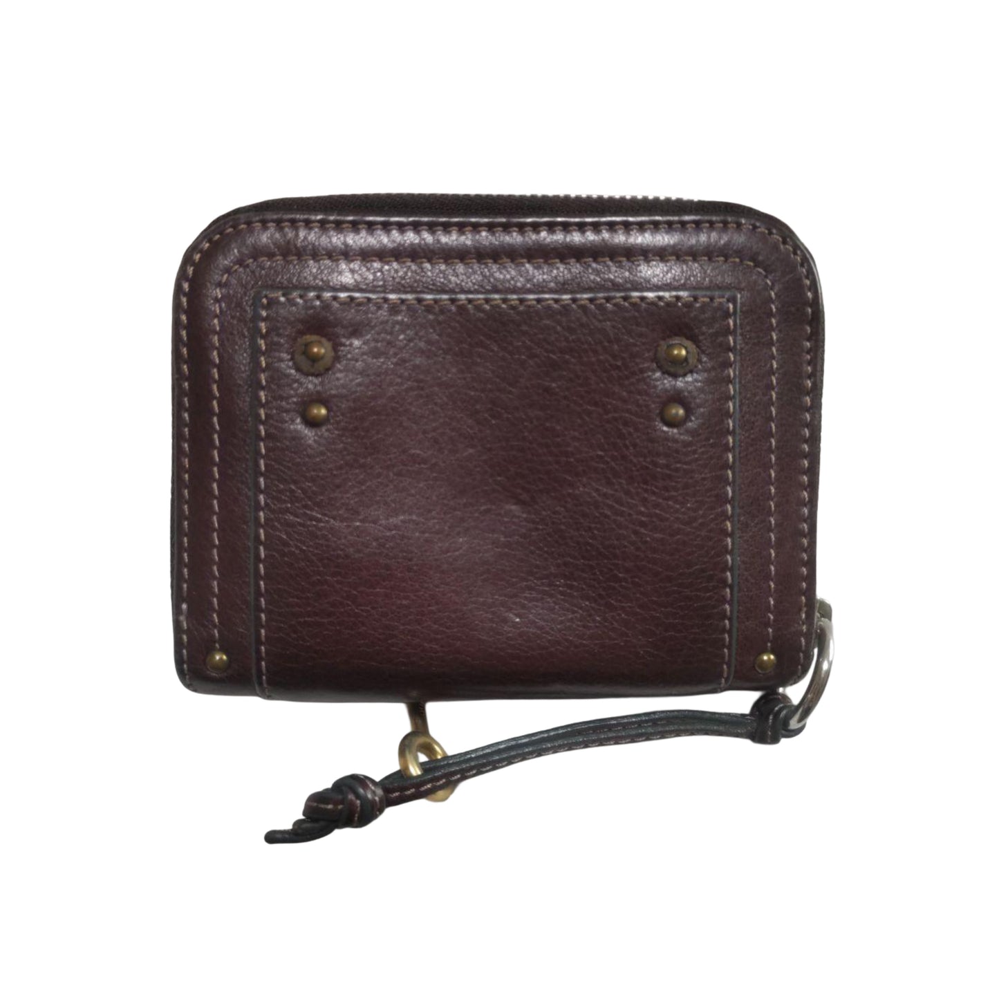 chloé chocolate brown paddington wallet