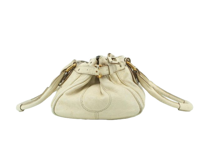 chloe ivory vintage paddington bag