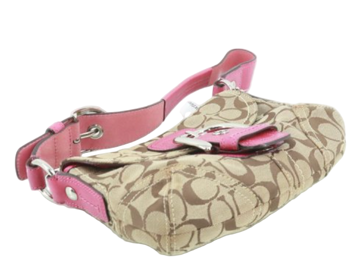 coach pink mini soho bag