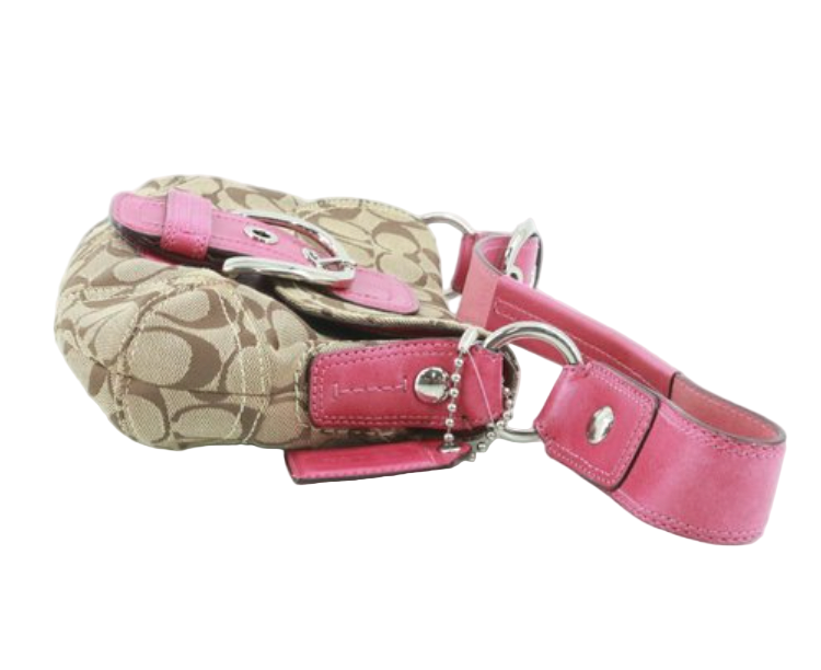 coach pink mini soho bag