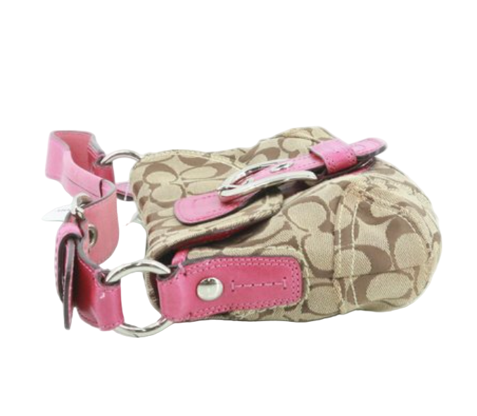 coach pink mini soho bag