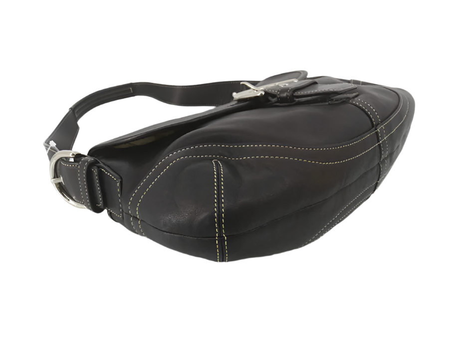 coach soho signature black bag