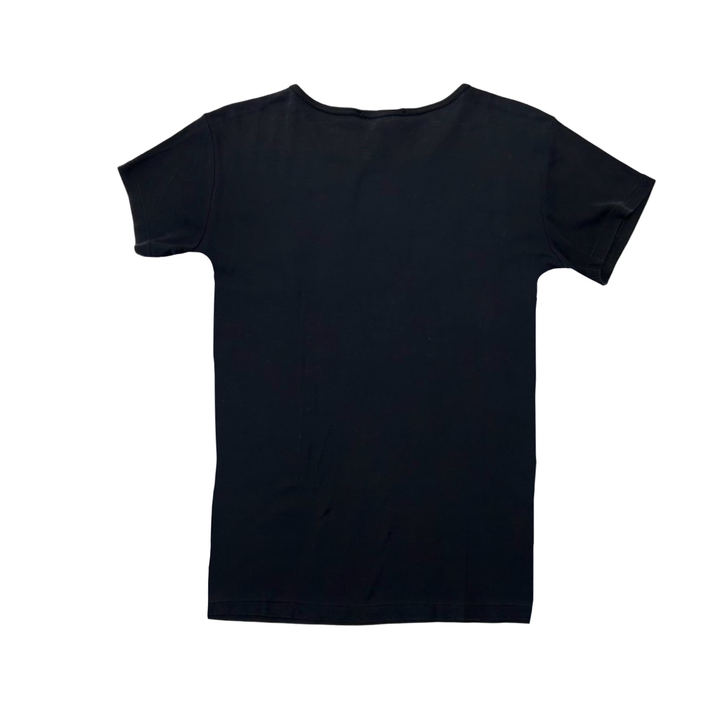 Ralph Lauren Spring 2002 Iconic Pink Pony Tee in Black