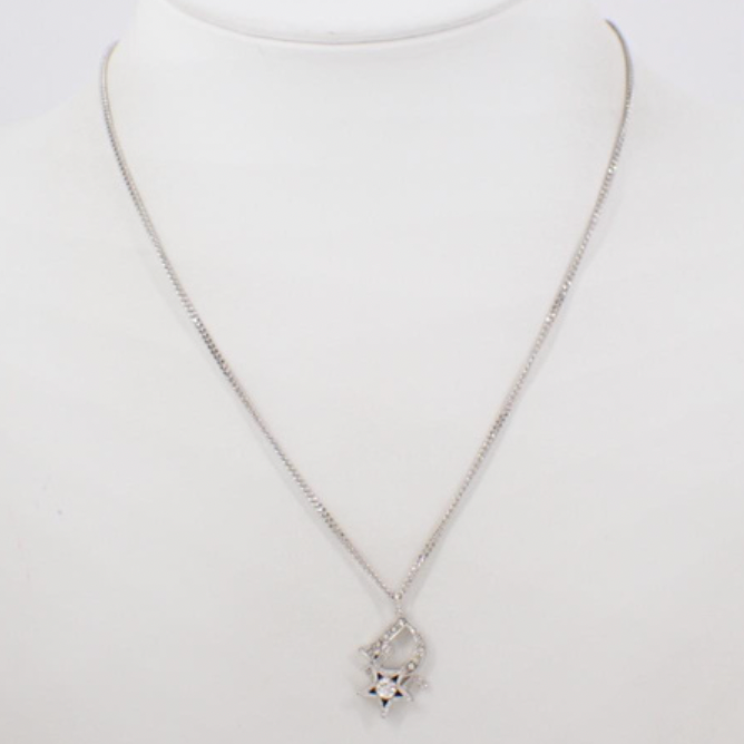 dior vintage star detail necklace