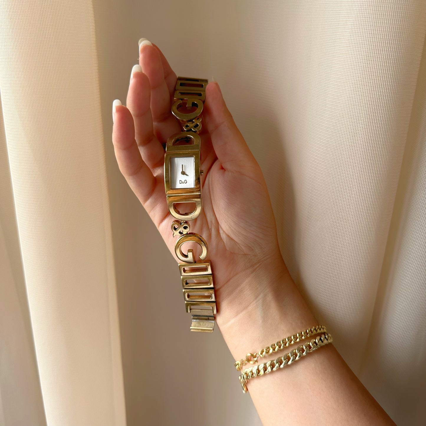 dolce & gabbana gold-tone watch