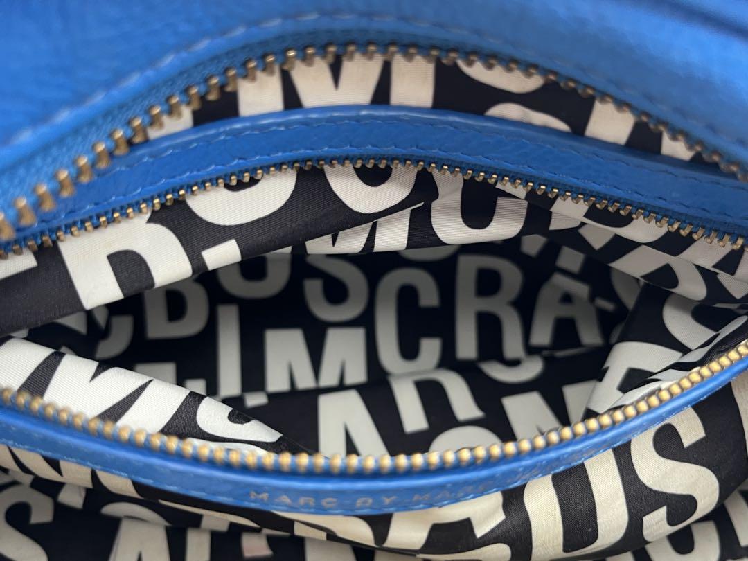 marc by marc jacobs baby groovee bag in royal blue