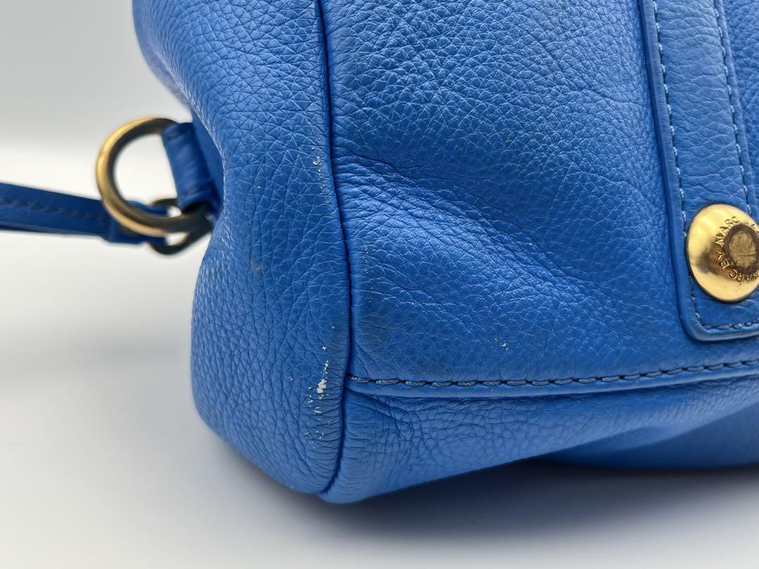 marc by marc jacobs baby groovee bag in royal blue