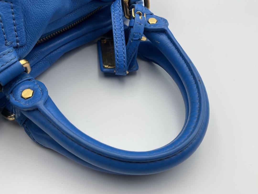 marc by marc jacobs baby groovee bag in royal blue