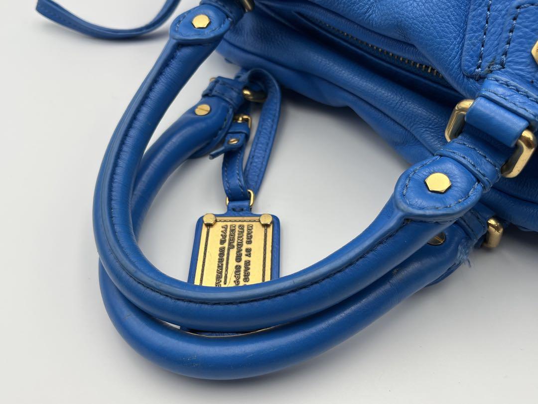 marc by marc jacobs baby groovee bag in royal blue