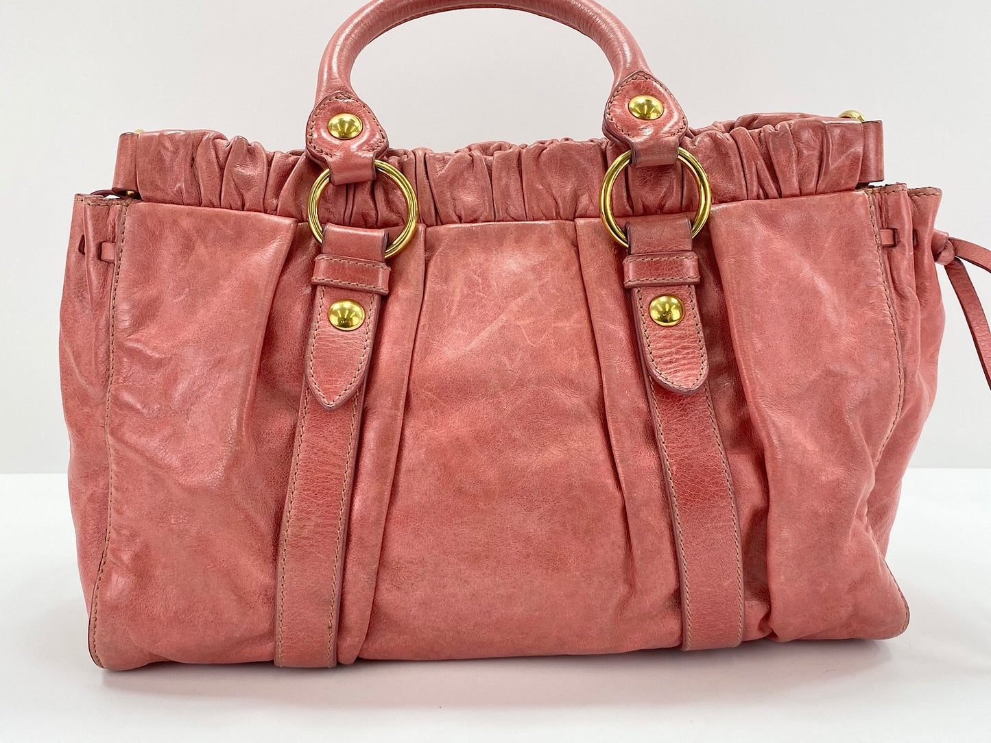 miu miu vintage rosey pink vitello bag