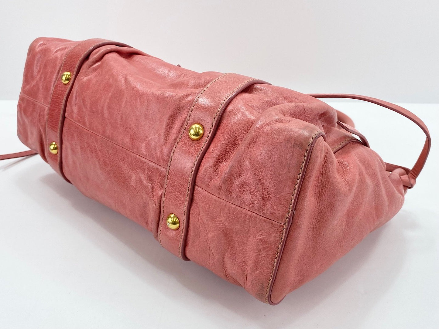 miu miu vintage rosey pink vitello bag