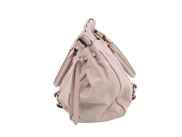 miu miu ballet slippers pink vitello lux bag