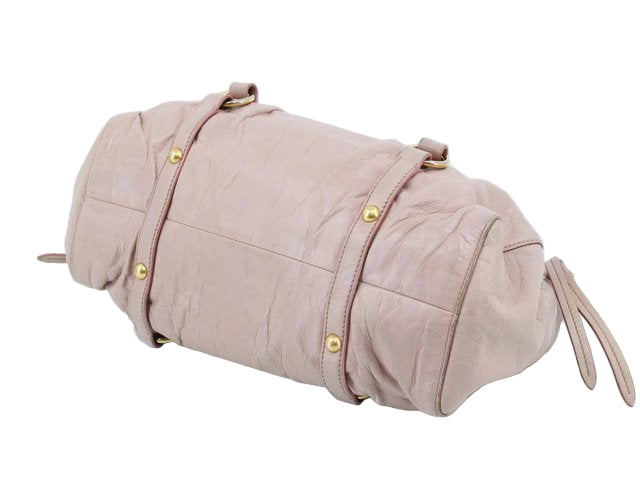 miu miu ballet slippers pink vitello lux bag