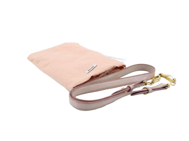 miu miu ballet slippers pink vitello lux bag