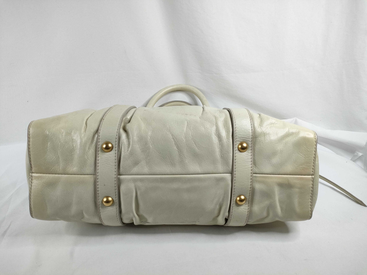 miu miu ivory angel vitello lux bag