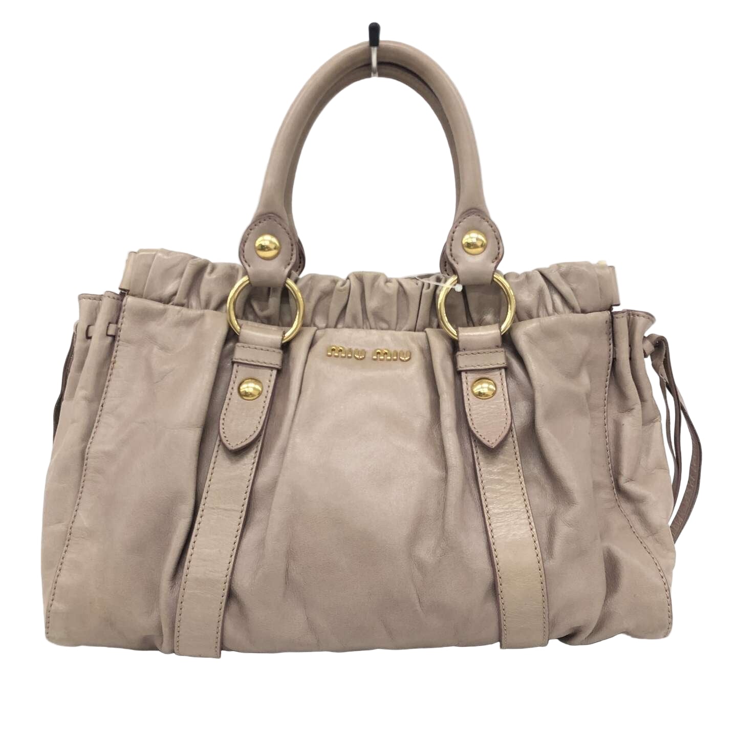 miu miu vitello bag in dusty pink