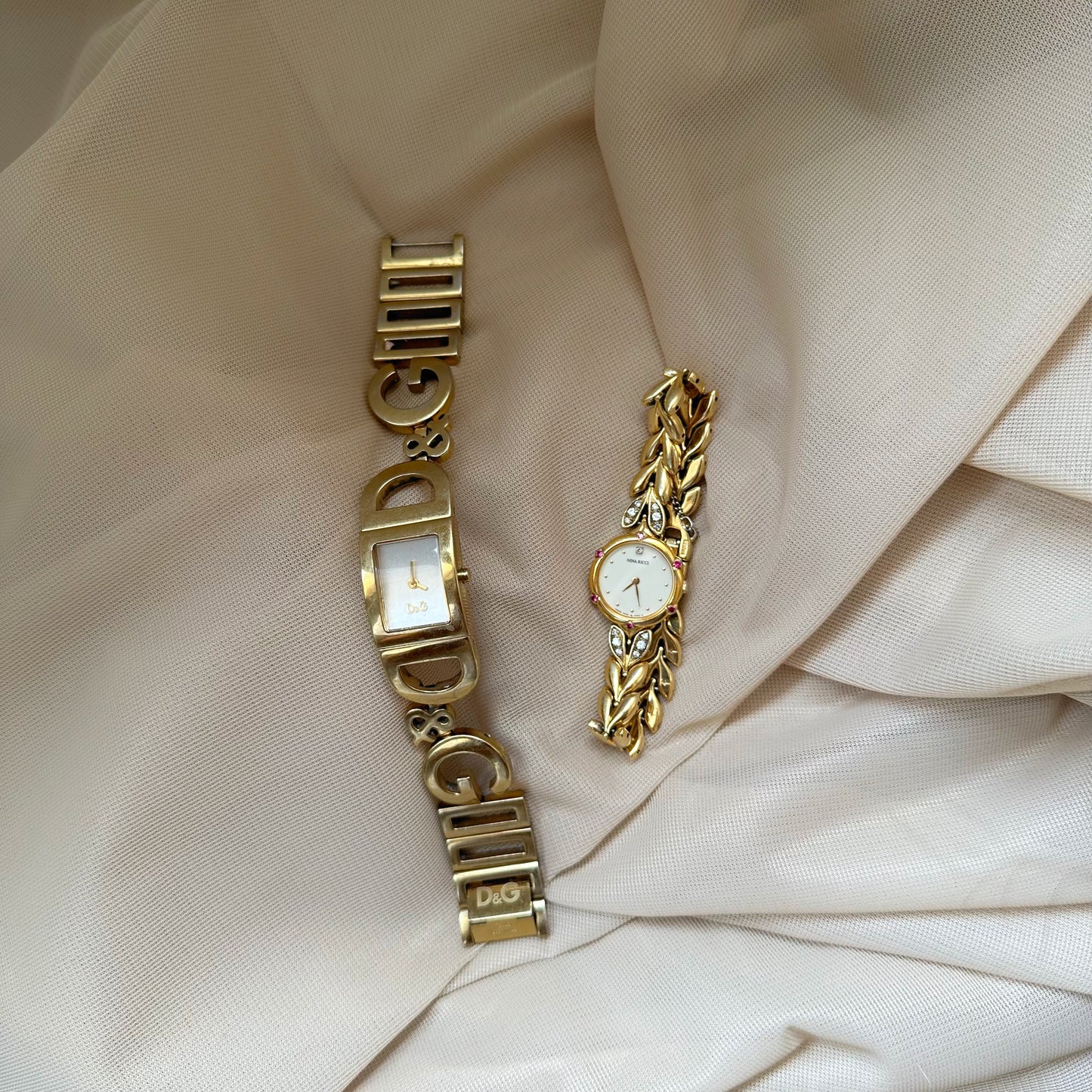 dolce & gabbana gold-tone watch