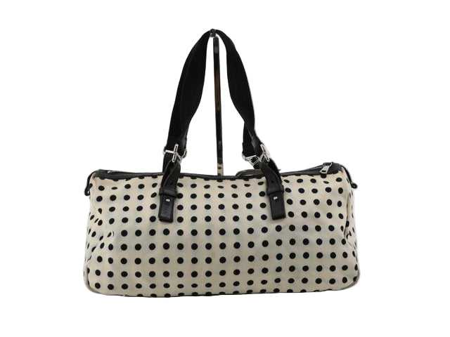 yves saint laurent rive gauche polkadot shoulder bag