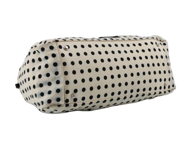yves saint laurent rive gauche polkadot shoulder bag