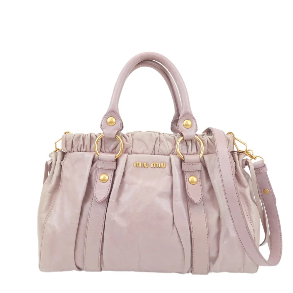 Miu Miu Light Pink Vitello Bag