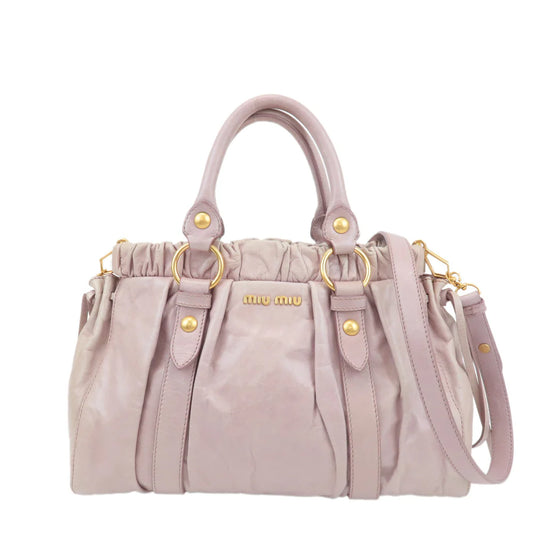 Miu Miu Light Pink Vitello Bag