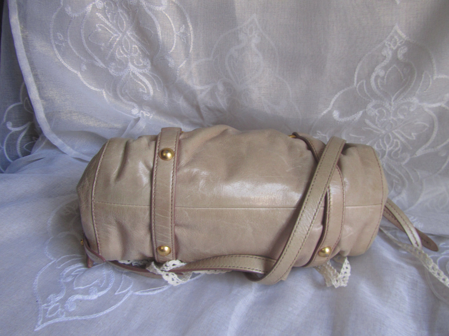 miu miu pale pink vitello lux mini bag