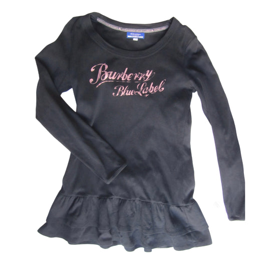 burberry girly ruffled mini dress