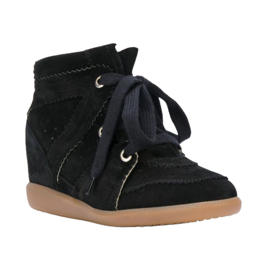 Isabel Marant Black Bobby Wedge Sneakers (Size EU 38, US 7)