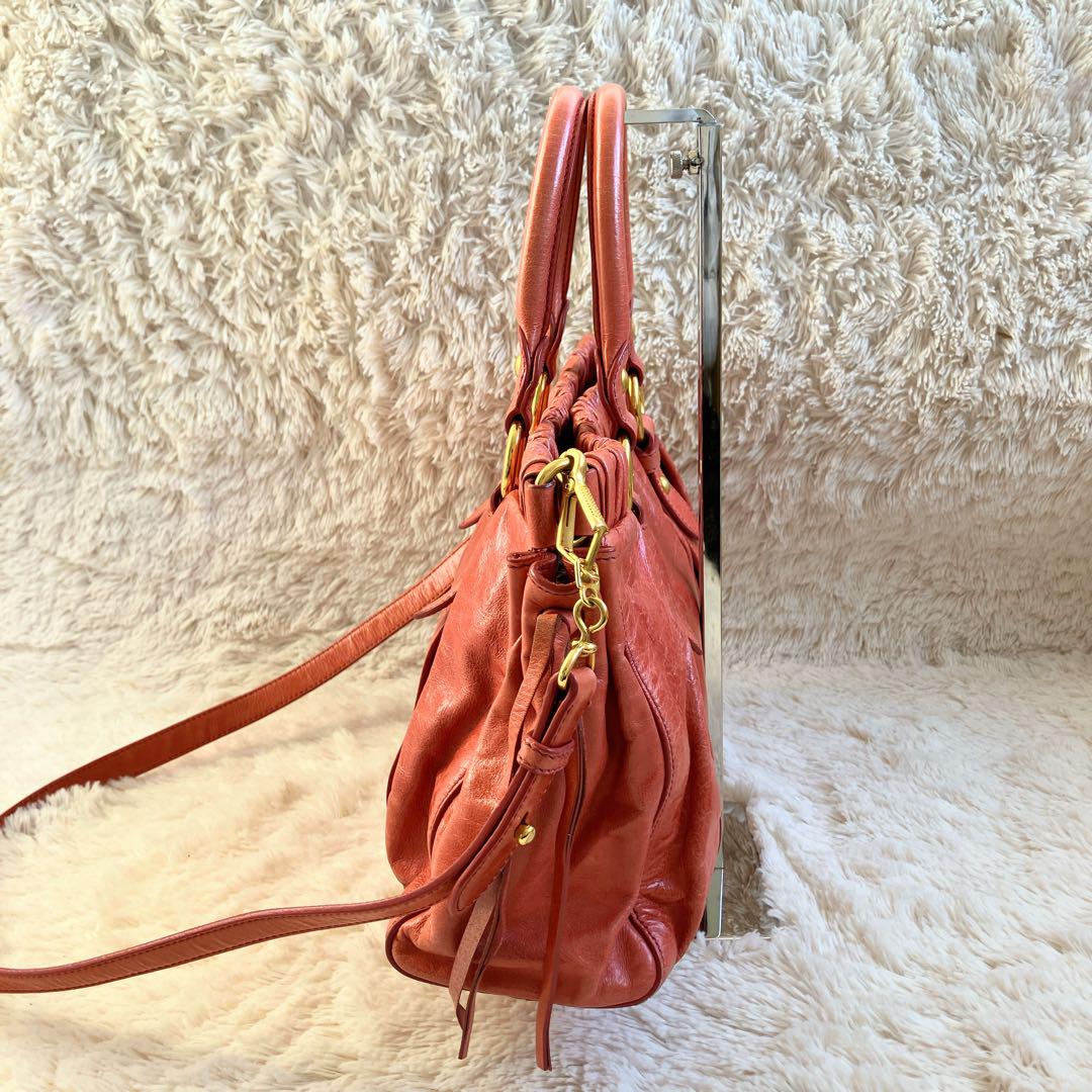 Miu Miu Coral Pink Vitello