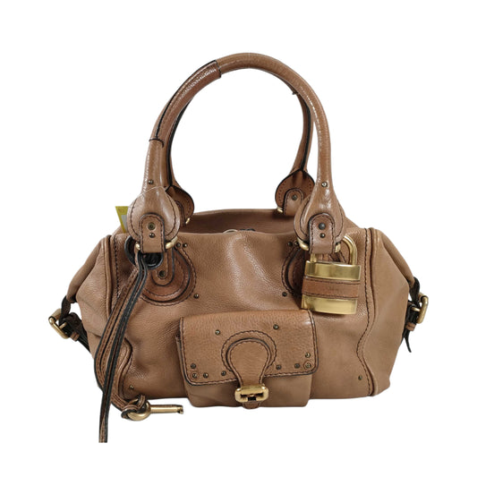 chloé vintage toffee brown paddington bag